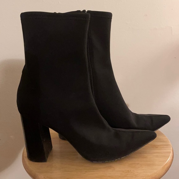 Jeffrey Campbell Sock Boots in Black - Picture 1 of 6
